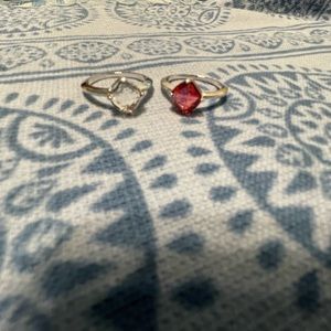 - Swarovski stackable crystal occasion rings